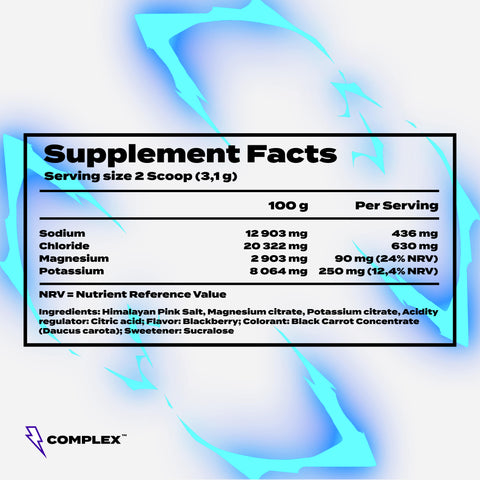 Complex™ Electrolyte Hydration Drink - složení